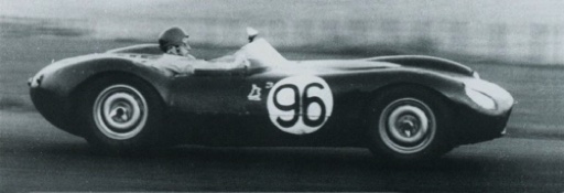 Jim  sur la Lister Jaguar des Border Reivers